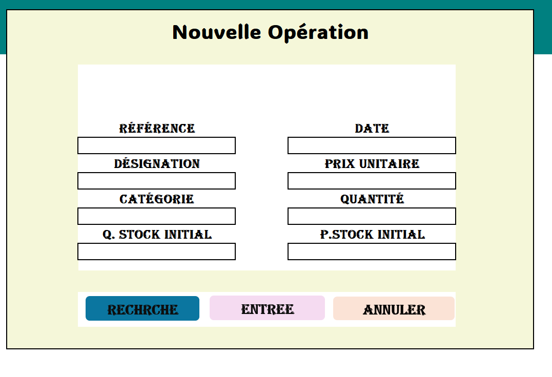 Gestion de Stock - French Inventory Management
